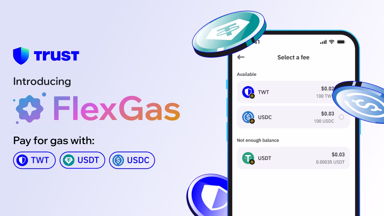 FlexGas — оплачивайте газ в TWT, USDT и USDC